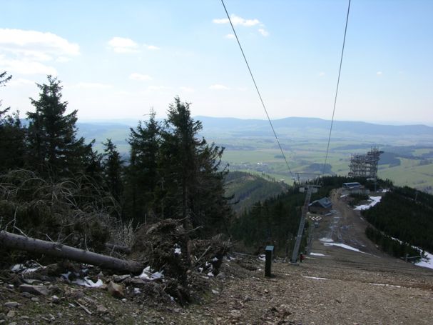 Dolní Morava - Lanovka  na Slaměnku,Singl Trail a Stezka do oblak.