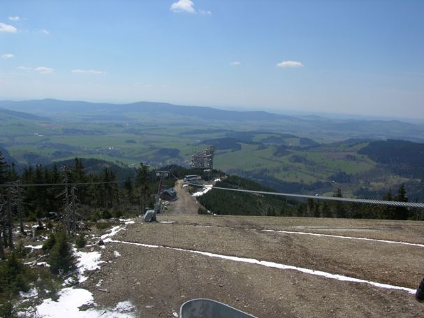 Dolní Morava - Lanovka  na Slaměnku,Singl Trail a Stezka do oblak.